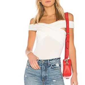 By the way. JENN OFF the SHOULDER BODYSUIT Preowned casual size small